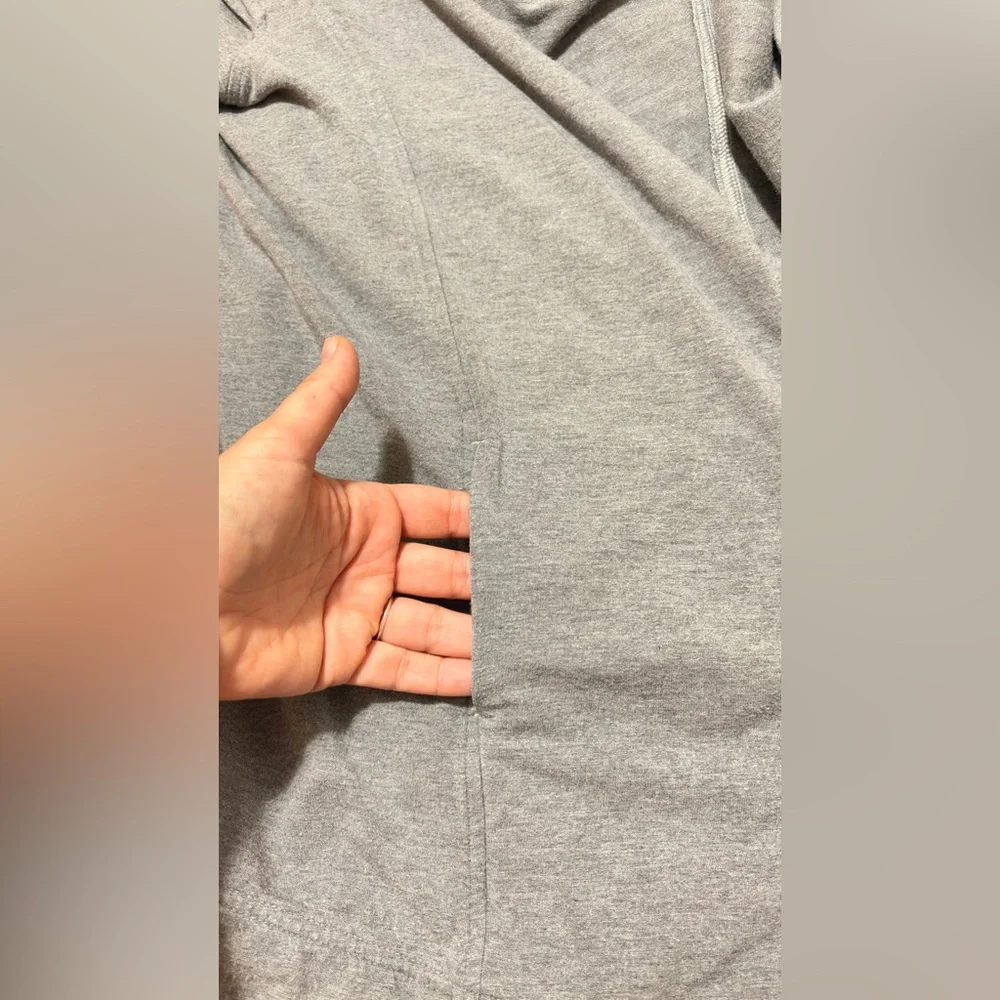 Lululemon Gray Flow and Go Cardigan Wrap Asymmetrical Open Front Women’s 4